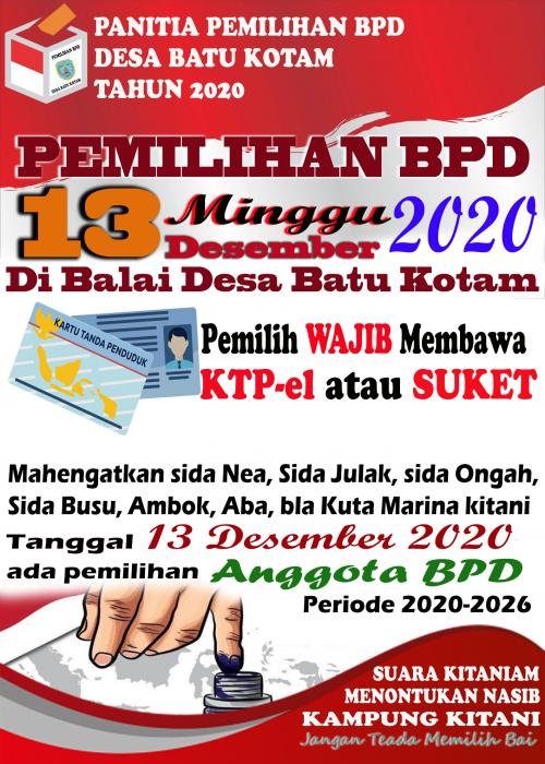 PEMILIHAN BPD TAHUN 2020